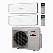 Mitsubishi Heavy Industries SCM40ZS-W / SRK25ZS-Wx2