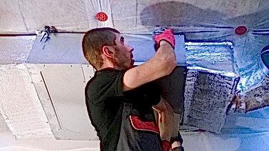 Вентиляция с кондиционированием и увлажнением элитной квартиры (Алматы, Трубная)