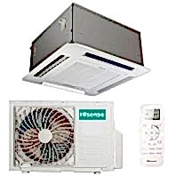 Кассетный кондиционер (сплит-система) Hisense AUC-24HR4SJA / AUW-24H4SF