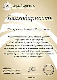 Благотворительный фонд «Белый Цветок»